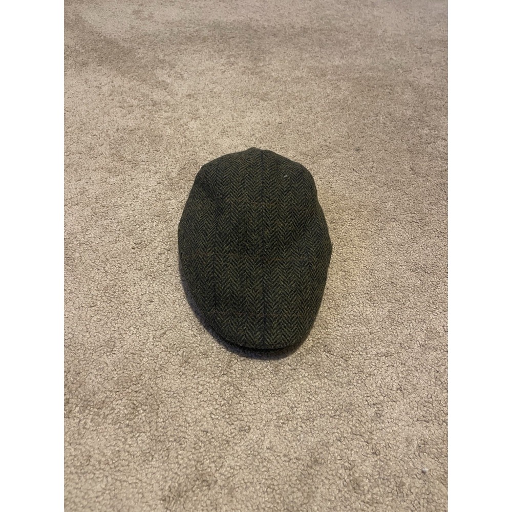 Mucros Trinity Ireland Wool Tweed Herringbone Newsboy Kerry Hat cap Size Medium